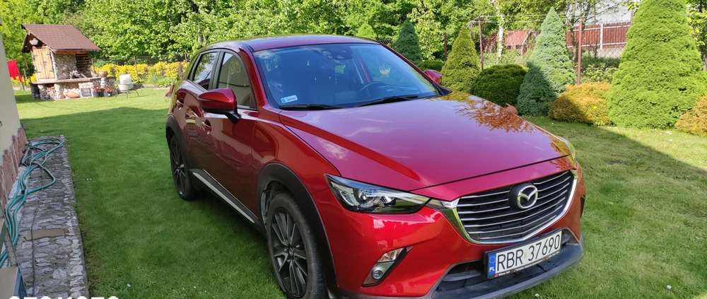 Mazda CX-3 cena 55500 przebieg: 120000, rok produkcji 2016 z Dębica małe 29